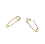 Paper clip earrings